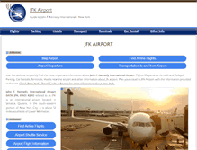 Tablet Screenshot of airport-jfk.com
